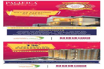 Invest in Pacifica Projects in Padur, Chennai